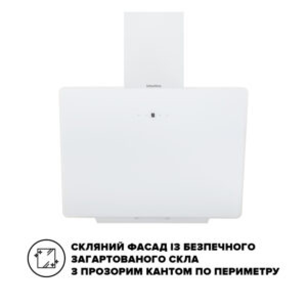 Витяжка Interline FLOW WH A/60/GL/M Витяжка Interline FLOW WH A/60/GL/M