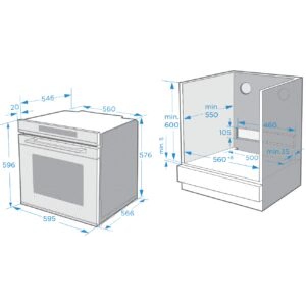 Духова шафа Interline OEG 731 ETH BA Духова шафа Interline OEG 731 ETH BA