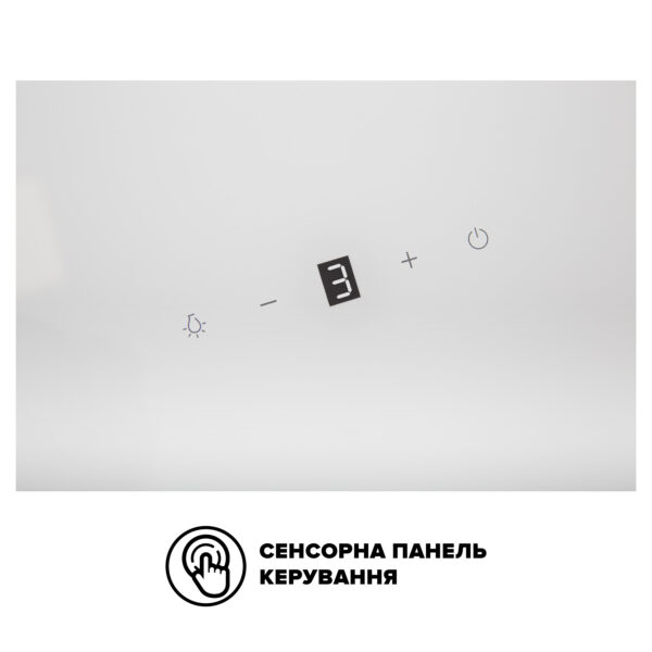Витяжка Interline FLOW WH A/60/GL/M Витяжка Interline FLOW WH A/60/GL/M