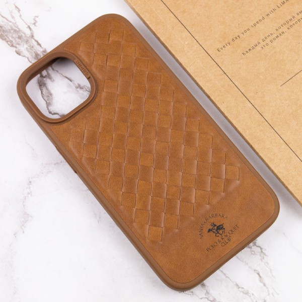 Шкіряний чохол Polo Santa Barbara для Apple iPhone 14 Plus (6.7") Brown