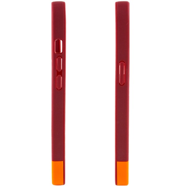 Чохол TPU+PC Bichromatic для Apple iPhone XR (6.1") Brown burgundy / Orange Чохол TPU+PC Bichromatic для Apple iPhone XR (6.1") Brown burgundy / Orange