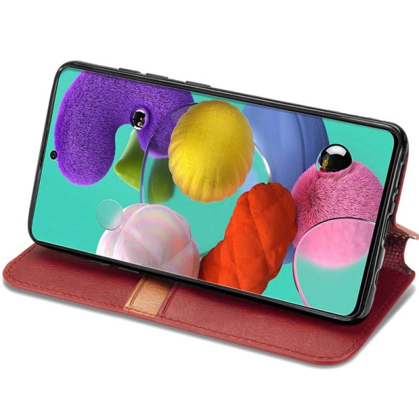 Шкіряний чохол книжка GETMAN Cubic (PU) для Xiaomi Redmi 9A Червоний Шкіряний чохол книжка GETMAN Cubic (PU) для Xiaomi Redmi 9A Червоний