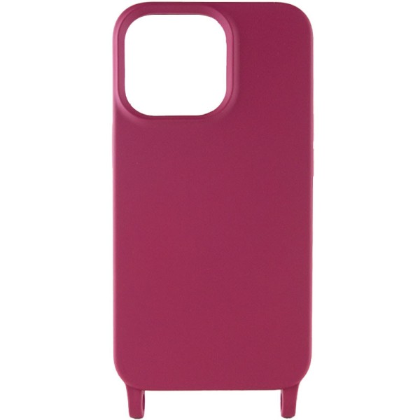 Чохол TPU two straps California для Apple iPhone 13 Pro (6.1") Червоний / Rose Red Чохол TPU two straps California для Apple iPhone 13 Pro (6.1") Червоний / Rose Red