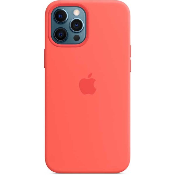 Чохол-накладка Apple iPhone 12 Pro Max Silicone Case with MagSafe - Pink Citrus (MHL93)