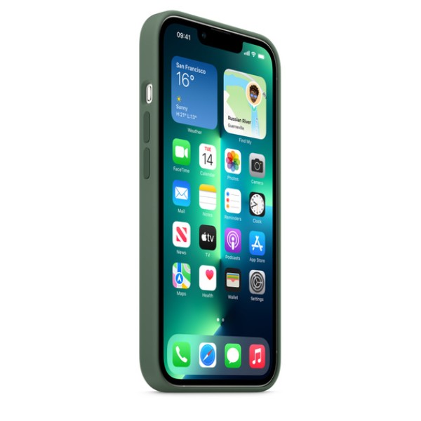 Чохол-накладка iPhone 13 Pro Apple Silicone Case 1:1 with MagSafe Eucalyptus