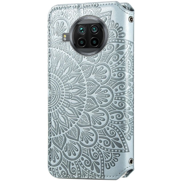 Кожаный чехол книжка GETMAN Mandala (PU) для Xiaomi Mi 10T Lite / Redmi Note 9 Pro 5G Серый Кожаный чехол книжка GETMAN Mandala (PU) для Xiaomi Mi 10T Lite / Redmi Note 9 Pro 5G Серый