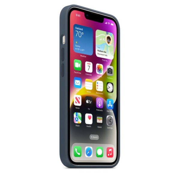 Чохол-накладка iPhone 14 Apple Silicone Case 1:1 with MagSafe Storm Blue
