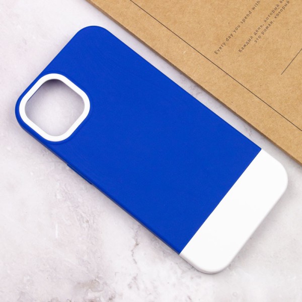 Чохол TPU+PC Bichromatic для Apple iPhone 12 Pro / 12 (6.1") Navy Blue / White