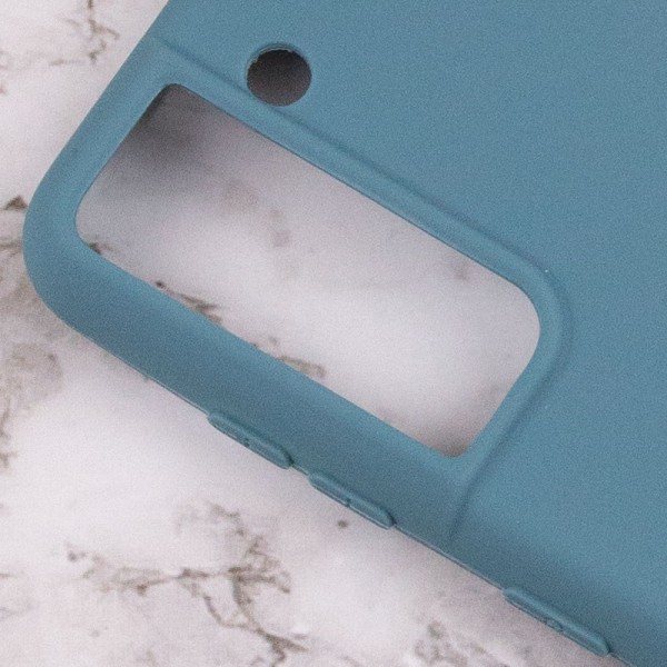 Силіконовий чохол Candy для Samsung Galaxy S21+ Синій / Powder Blue Силіконовий чохол Candy для Samsung Galaxy S21+ Синій / Powder Blue