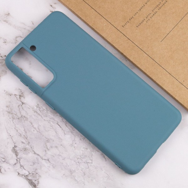 Силіконовий чохол Candy для Samsung Galaxy S21+ Синій / Powder Blue Силіконовий чохол Candy для Samsung Galaxy S21+ Синій / Powder Blue
