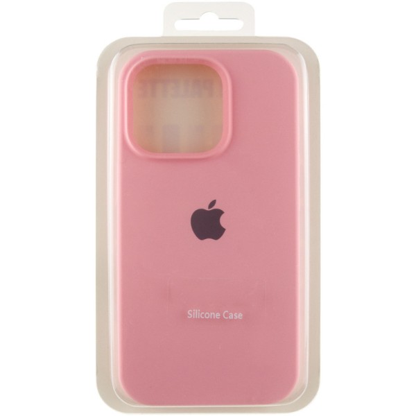 Чохол Silicone Case Full Protective (AA) для Apple iPhone 13 Pro (6.1") Рожевий / Light pink