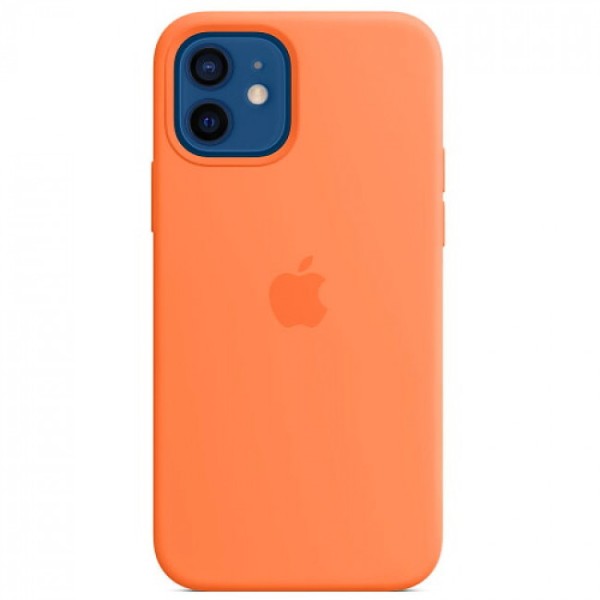 Чохол-накладка Apple iPhone 12/12 Pro AAA Full Coverage Silicone case (13) Orange