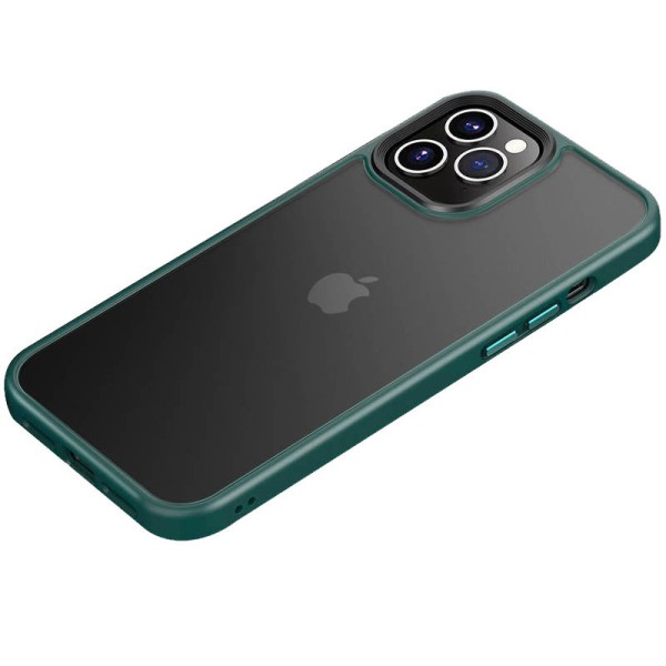 TPU+PC чохол Metal Buttons для Apple iPhone 11 Pro Max (6.5") Зелений