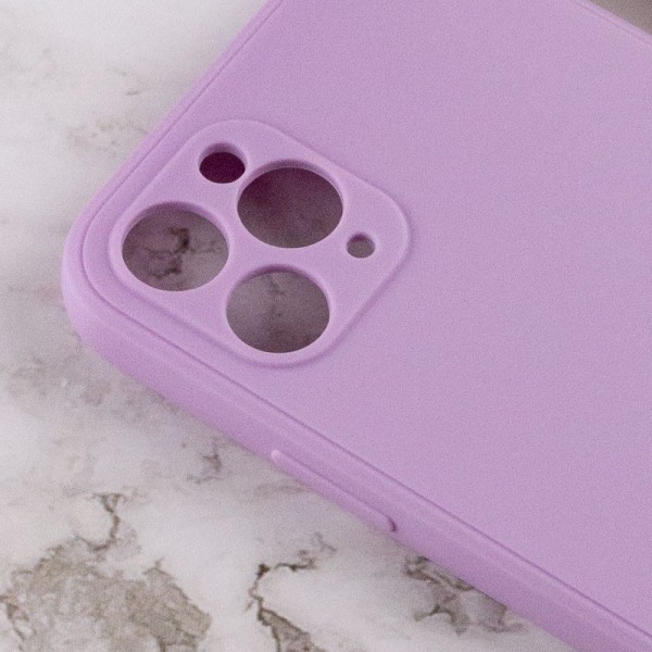 Силіконовий чохол Candy Full Camera для Apple iPhone 11 Pro (5.8") Бузковий / Dasheen