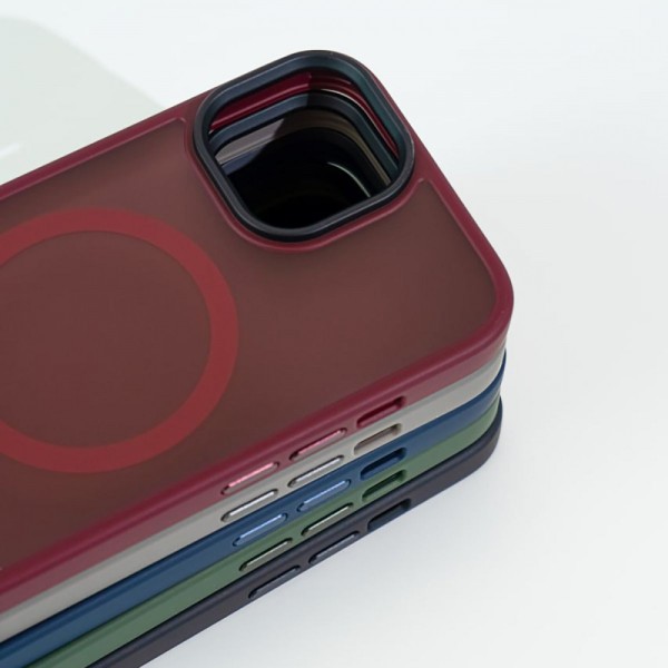 Чохол WAVE Matte Insane Case with Magnetic Ring iPhone 15 Pro deep purple Чохол WAVE Matte Insane Case with Magnetic Ring iPhone 15 Pro deep purple