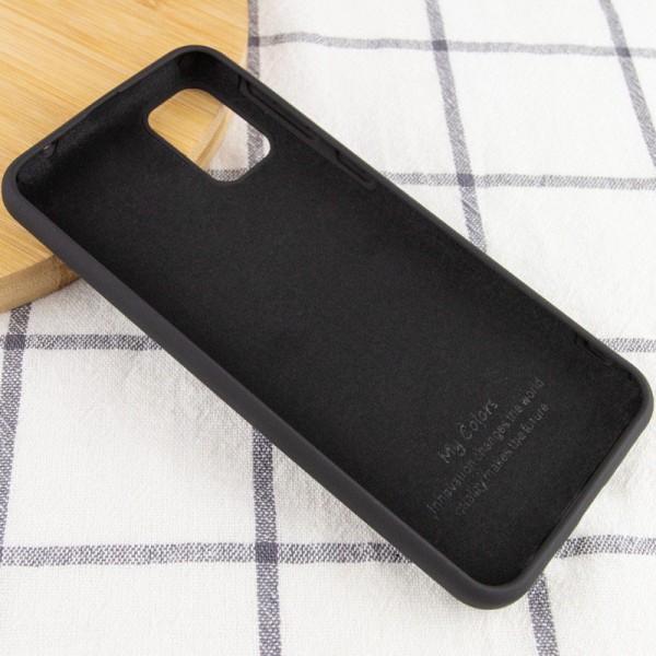 Чехол Silicone Cover My Color Full Protective (A) для Samsung Galaxy A02s Черный / Black Чехол Silicone Cover My Color Full Protective (A) для Samsung Galaxy A02s Черный / Black