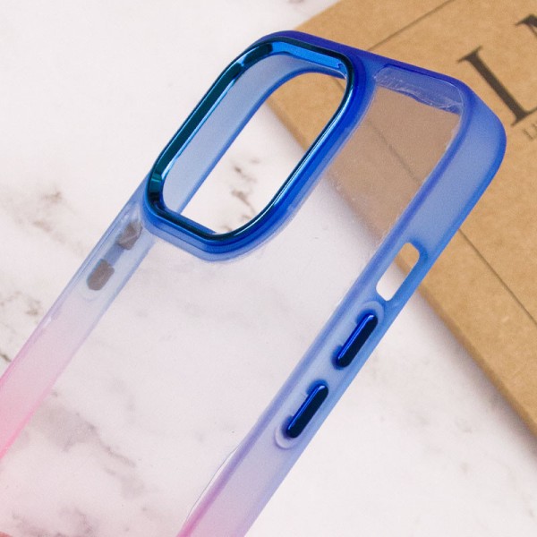 Чохол TPU+PC Fresh sip series для Apple iPhone 13 Pro (6.1") Рожевий / Синій Чохол TPU+PC Fresh sip series для Apple iPhone 13 Pro (6.1") Рожевий / Синій