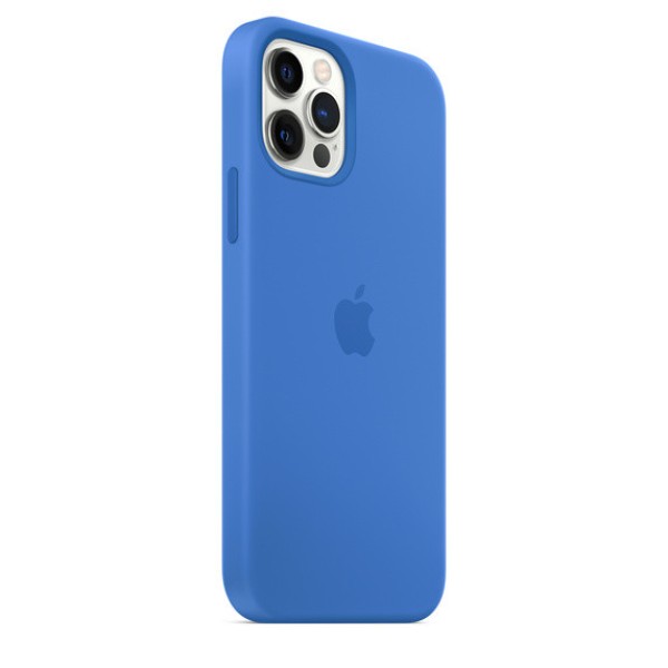 Чохол Silicone Case Full Protective (AA) для Apple iPhone 12 Pro Max (6.7") Синій / Capri Blue Чохол Silicone Case Full Protective (AA) для Apple iPhone 12 Pro Max (6.7") Синій / Capri Blue