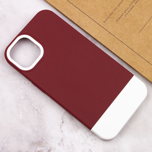 Чохол TPU+PC Bichromatic для Apple iPhone 12 Pro Max (6.7") Wine / White Чохол TPU+PC Bichromatic для Apple iPhone 12 Pro Max (6.7") Wine / White