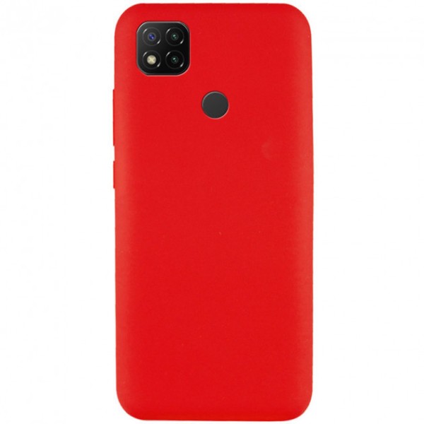 Чехол-накладка Xiaomi Redmi 9C Silicon Case Soft Touch Red