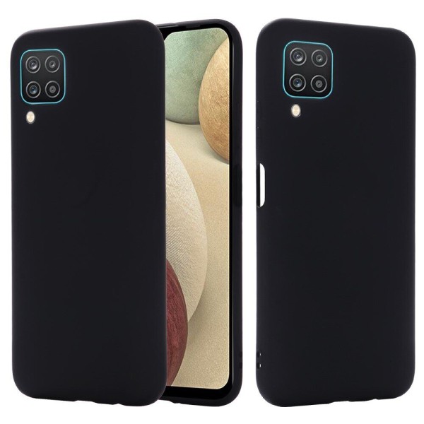 Чохол-накладка Samsung A125 (A12) / M12 (M127) Silicone Case HQ Black