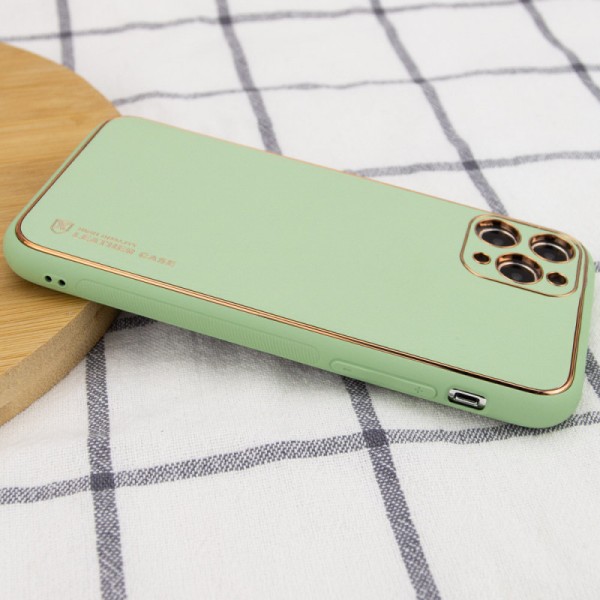 Шкіряний чохол Xshield для Apple iPhone 12 Pro (6.1") Зелений / Pistachio Шкіряний чохол Xshield для Apple iPhone 12 Pro (6.1") Зелений / Pistachio