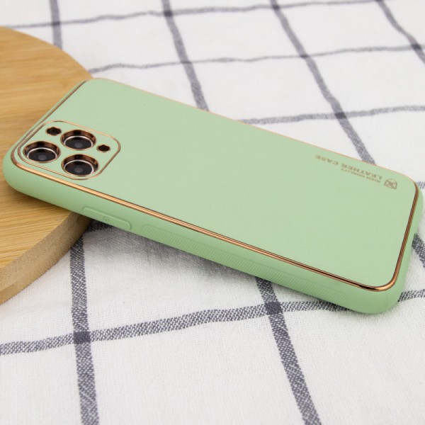 Шкіряний чохол Xshield для Apple iPhone 12 Pro (6.1") Зелений / Pistachio Шкіряний чохол Xshield для Apple iPhone 12 Pro (6.1") Зелений / Pistachio