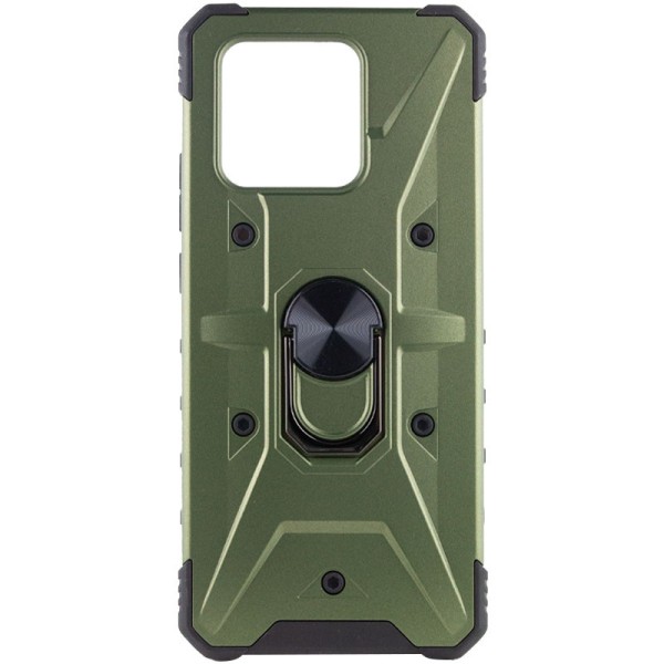 Ударостійкий чохол Pathfinder Ring для Xiaomi Redmi 10C / Poco C40 Зелений / Army Green