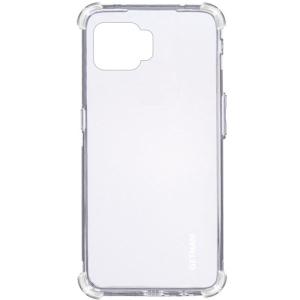 TPU чохол GETMAN Ease logo посилені кути для Oppo A93 Безбарвний (прозорий)