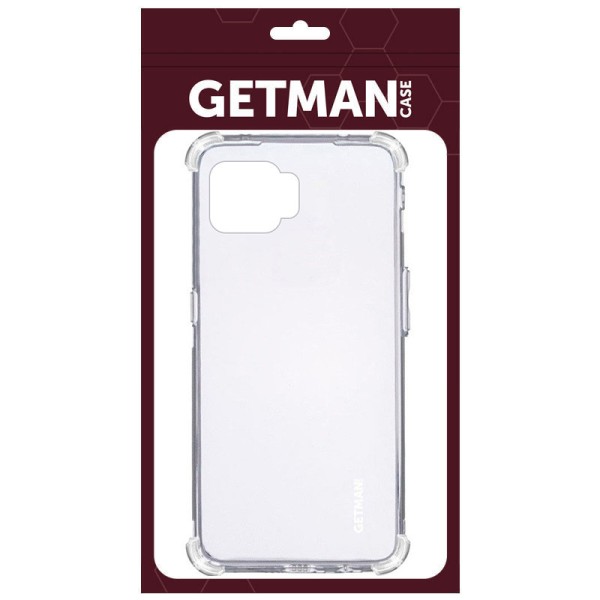 TPU чохол GETMAN Ease logo посилені кути для Oppo A93 Безбарвний (прозорий) TPU чохол GETMAN Ease logo посилені кути для Oppo A93 Безбарвний (прозорий)
