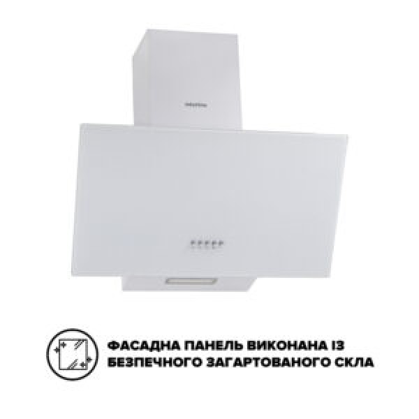 Витяжка Interline TEFFI WH A/60/GL/PB Витяжка Interline TEFFI WH A/60/GL/PB
