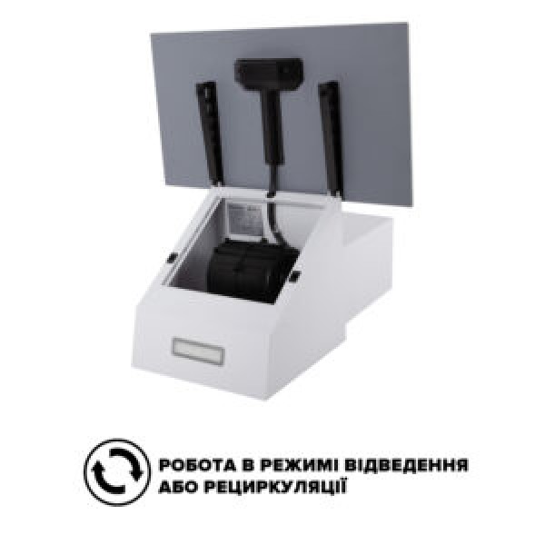 Витяжка Interline TEFFI WH A/60/GL/PB Витяжка Interline TEFFI WH A/60/GL/PB