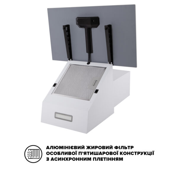 Витяжка Interline TEFFI WH A/60/GL/PB Витяжка Interline TEFFI WH A/60/GL/PB