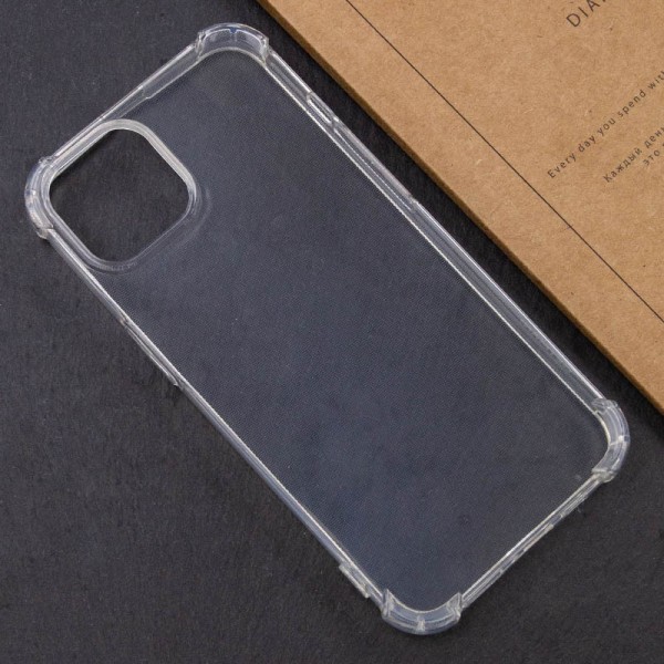 TPU чохол GETMAN Ease logo посилені кути для Apple iPhone 14 Plus (6.7") Безбарвний (прозорий)
