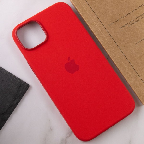 Чохол Silicone case (AAA) full with Magsafe для Apple iPhone 13 Pro Max (6.7") Червоний / Red Чохол Silicone case (AAA) full with Magsafe для Apple iPhone 13 Pro Max (6.7") Червоний / Red