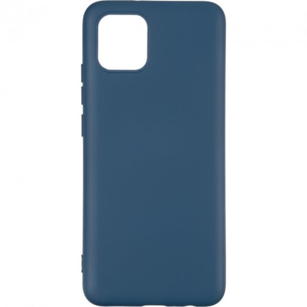 Чохол-накладка Samsung A035 (A03-2022) Silicone Case Full Camera Blue Cobalt