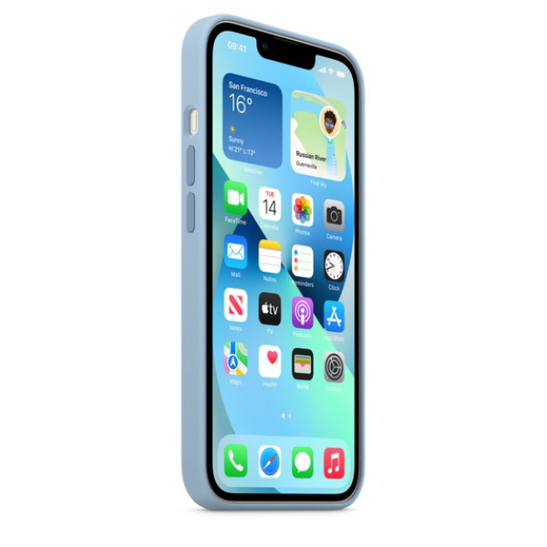 Чохол-накладка iPhone 13 Apple Silicone Case 1:1 with MagSafe Blue Fog
