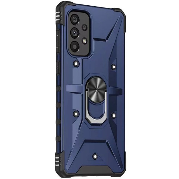 Ударостійкий чохол Pathfinder Ring для Samsung Galaxy A13 4G / A23 4G / M13 4G / M23 5G / A04s Синій / Navy