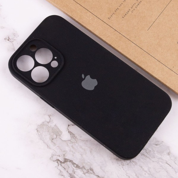 Чохол Silicone Case Full Camera Protective (AA) для Apple iPhone 14 Pro (6.1") Чорний / Black Чохол Silicone Case Full Camera Protective (AA) для Apple iPhone 14 Pro (6.1") Чорний / Black