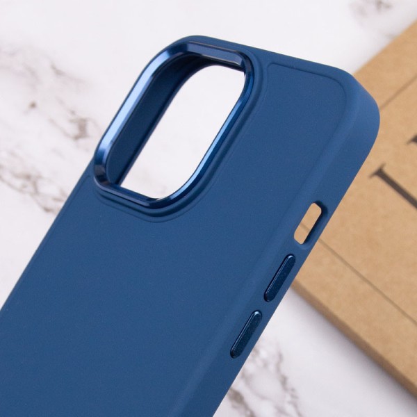 TPU чохол Bonbon Metal Style для Apple iPhone 14 Pro (6.1") Синій / Cosmos blue TPU чохол Bonbon Metal Style для Apple iPhone 14 Pro (6.1") Синій / Cosmos blue