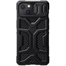 TPU+PC чохол Nillkin CamShield Adventurer (шторка на камеру) для Apple iPhone 13 (6.1") Чорний