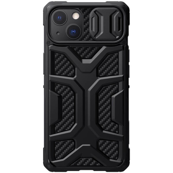 TPU+PC чохол Nillkin CamShield Adventurer (шторка на камеру) для Apple iPhone 13 (6.1") Чорний
