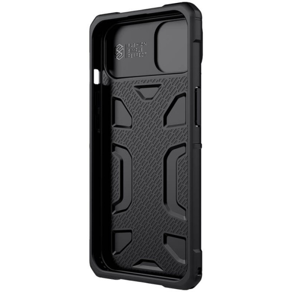 TPU+PC чохол Nillkin CamShield Adventurer (шторка на камеру) для Apple iPhone 13 (6.1") Чорний