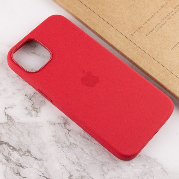 Чохол Silicone case (AAA) full with Magsafe and Animation для Apple iPhone 13 (6.1") Червоний / Red Чохол Silicone case (AAA) full with Magsafe and Animation для Apple iPhone 13 (6.1") Червоний / Red