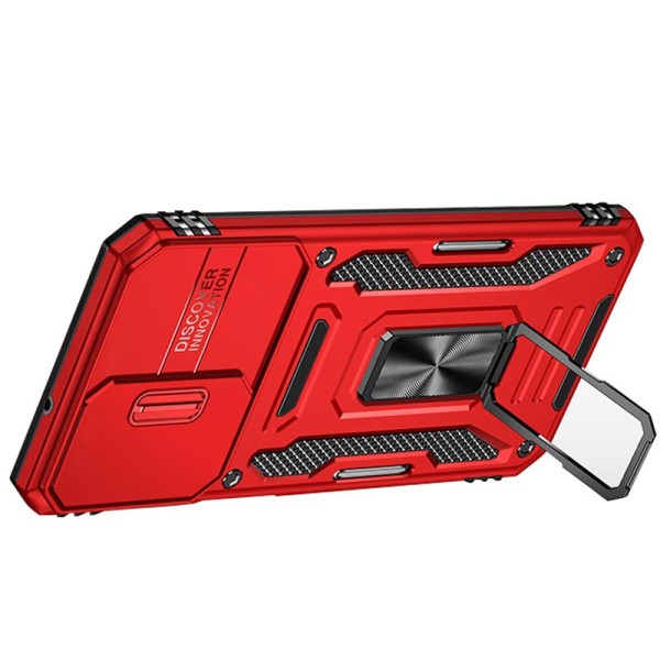 Ударостійкий чохол Camshield Army Ring для Samsung Galaxy A13 4G / A04s Червоний / Red Ударостійкий чохол Camshield Army Ring для Samsung Galaxy A13 4G / A04s Червоний / Red