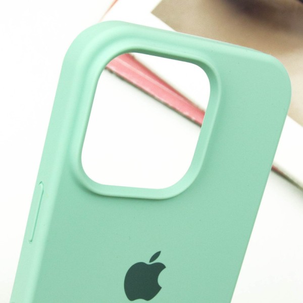 Чохол Silicone Case Full Protective (AA) для Apple iPhone 14 Pro Max (6.7") Бірюзовий / Turquoise Чохол Silicone Case Full Protective (AA) для Apple iPhone 14 Pro Max (6.7") Бірюзовий / Turquoise
