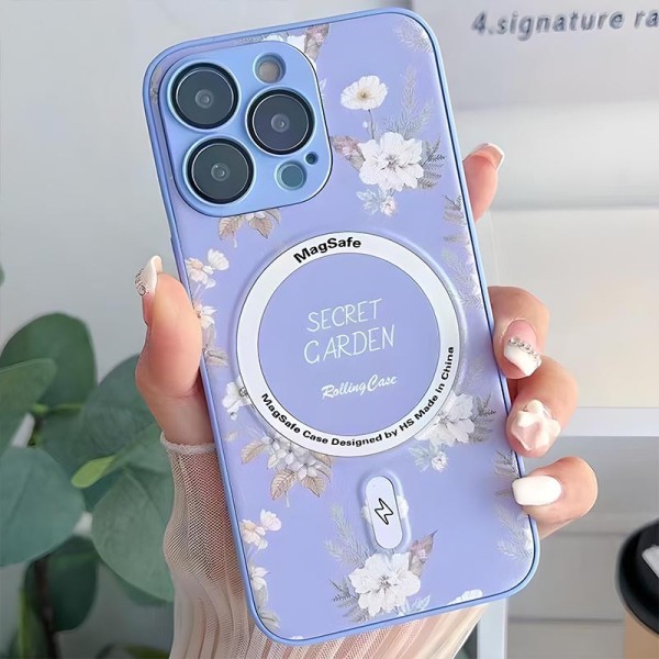 TPU+PC чохол Secret Garden with MagSafe для Apple iPhone 11 Pro (5.8") Lilac