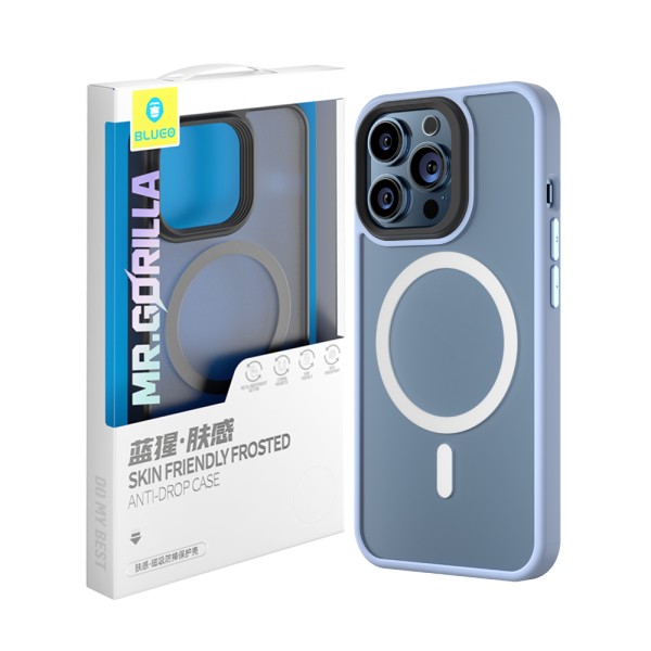 Чохол-накладка iPhone 13 Pro Apple Blueo Frosted Anti-Drop Case BF-13PBL Blue