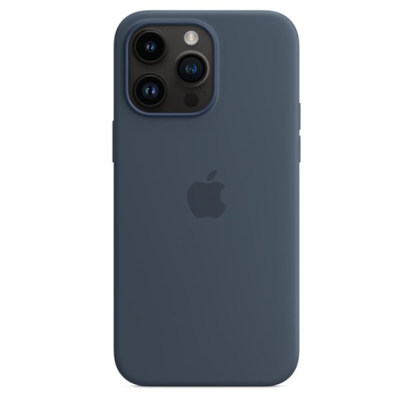 Чохол-накладка iPhone 14 Pro Max Apple Silicone Case 1:1 with MagSafe Storm Blue