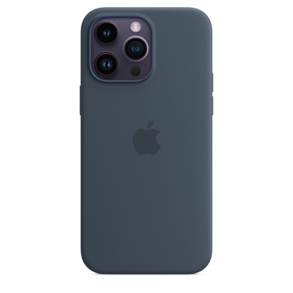 Чохол-накладка iPhone 14 Pro Max Apple Silicone Case 1:1 with MagSafe Storm Blue Чохол-накладка iPhone 14 Pro Max Apple Silicone Case 1:1 with MagSafe Storm Blue
